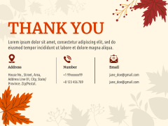 Fall Background Theme PPT Slide 12