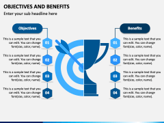Objectives and Benefits Free PPT Slide 1
