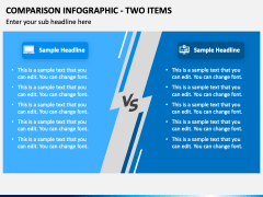 Comparison Infographic - Two Items PPT Slide 2