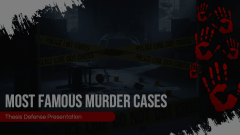 Most Famous Murder Cases - Thesis Defense Animated Presentation - SketchBubble