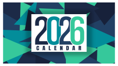 Creative 2026 Calendar PPT Slide 1