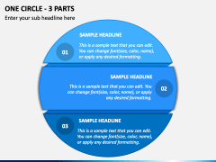 One Circle - 3 Parts PPT Slide 2