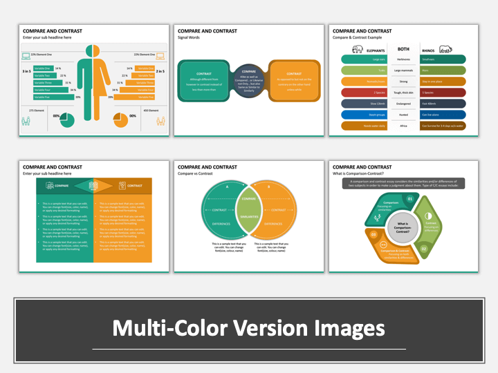 Compare and Contrast PowerPoint Template