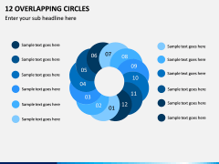 12 Overlapping Circles PPT Slide 1