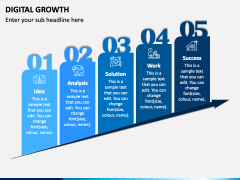 Digital Growth PowerPoint and Google Slides Template - PPT Slides