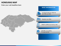 Honduras Map PPT Slide 4