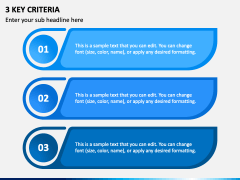 3 Key Criteria PPT Slide 2