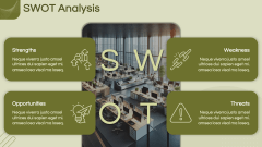 Olive Green Background Theme PPT Slide 6