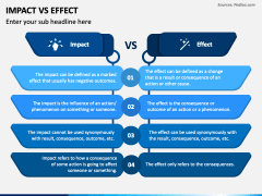 Impact Vs Effect PowerPoint And Google Slides Template - PPT Slides