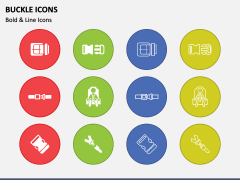 Buckle Icons PPT Slide 1
