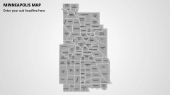 Minneapolis Map PPT Slide 2