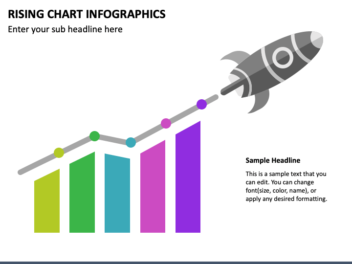 Rising Chart Infographics PPT Slide 1