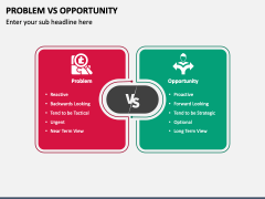 Problem Vs Opportunity Powerpoint Template And Google Slides Theme