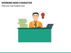 Working Man Character PPT Slide 2