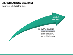 Growth Arrow Diagram PPT Slide 2