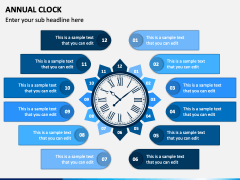 Annual Clock PPT Slide 2