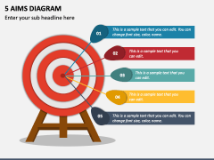 5 Aims Diagram PPT Slide 2