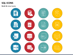SQL Icons for PowerPoint and Google Slides - PPT Slides