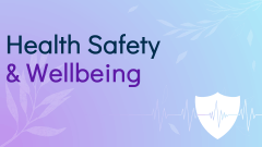 Health Safety and Wellbeing PPT Slide 1
