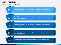 5 Key Learnings PPT Slide 1