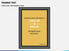 Framed Text PPT Slide 6