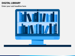 Digital Library PPT Slide 1