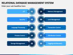 Relational Database PowerPoint Template - PPT Slides