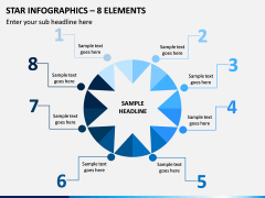 Star Infographics – 8 Elements PPT Slide 1
