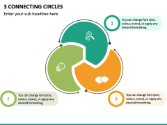 3 Connecting Circles PPT Slide 2