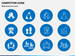 Competitor Icons PPT Slide 1
