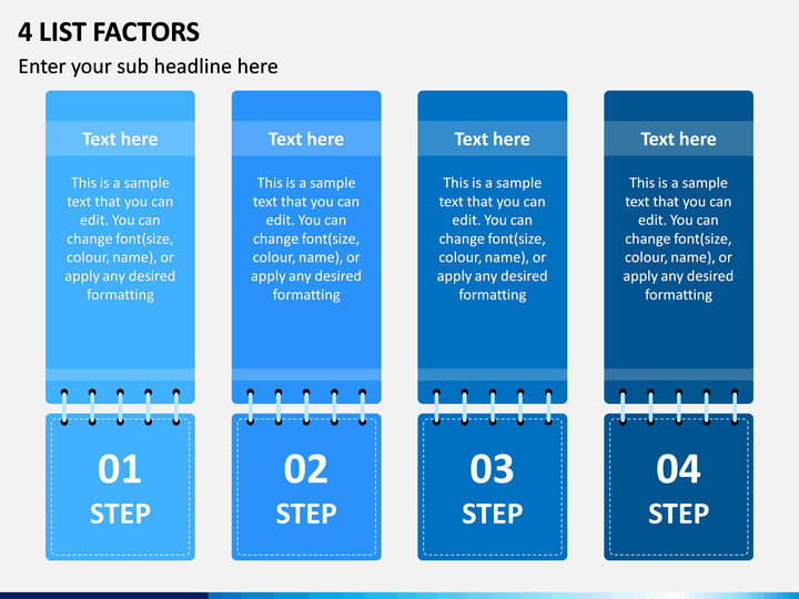 4 List Factors PPT Slide 1