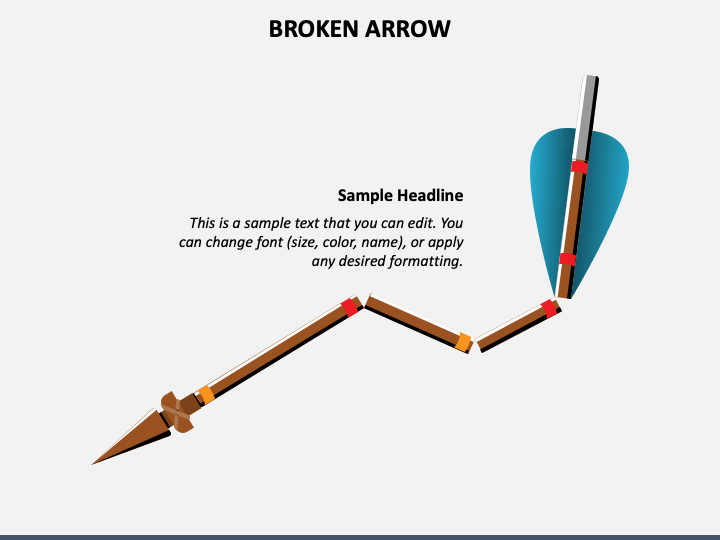 Broken Arrow PowerPoint Template and Google Slides Theme