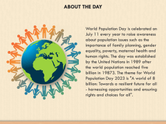 Free - World Population Day PowerPoint Template and Google Slides Theme