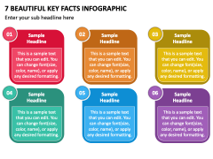 7 Beautiful Key Facts Infographic PPT Slide 2