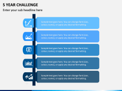 5 Year Challenge PPT Slide 1