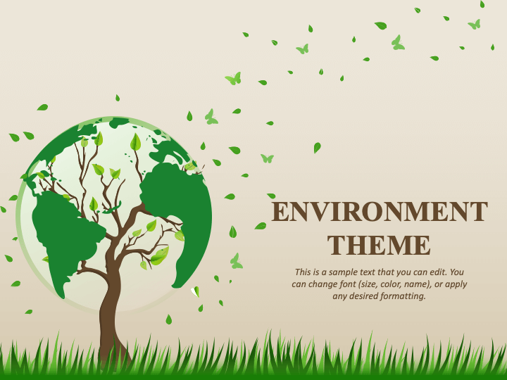 Environment Theme - Free Download PPT Slide 1