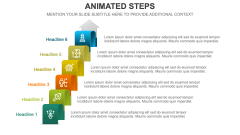 Animated Steps PPT Slide 5