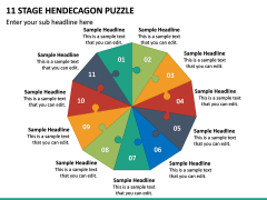 11 Stage Hendecagon Puzzle PPT Slide 2