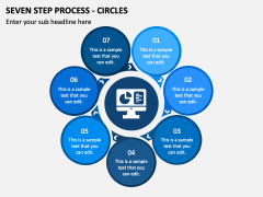 Seven Step Process - Circles PPT Slide 2