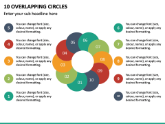 10 Overlapping Circles PPT Slide 2