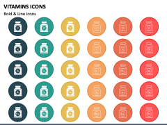 Vitamins Icons PPT Slide 3