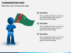 Turkmenistan Map PPT Slide 6