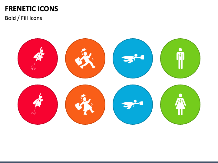 Frenetic Icons PPT Slide 1