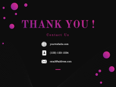 Dark Creative Presentation Template PPT Slide 15