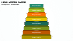 8 Stairs Versatile Diagram PPT Slide 1