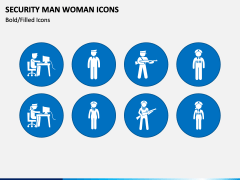 Security Man Woman Icons Slide 1