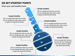Six Key Strategy Points PPT Slide 1