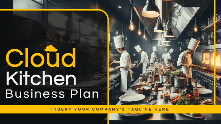 Cloud Kitchen Business Plan PPT Slide 1