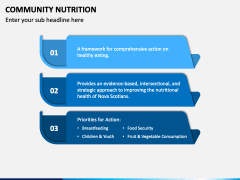 Community Nutrition PowerPoint and Google Slides Template - PPT Slides