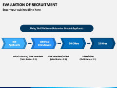 Evaluation of Recruitment PPT Slide 2